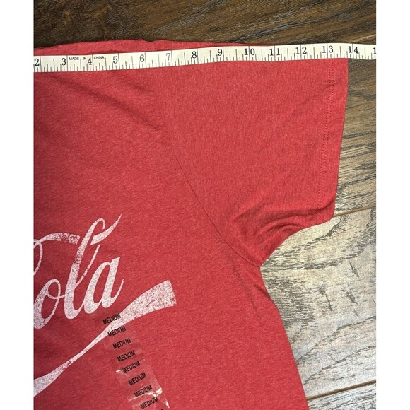 NWT Coca Cola Coke T-Shirt Men’s Medium Vintage/Distressed Style - Picture 6 of 8